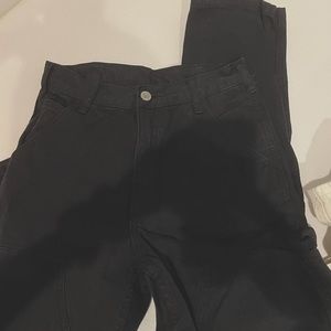 Brandy Melville Black Cargo Painter Pants